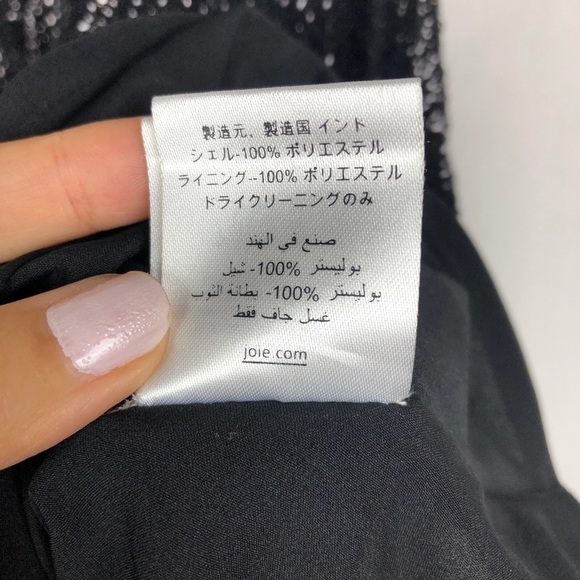 Joie black sequins pleated skirt! - Picture 7 of 7